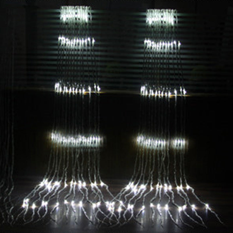 Outdoor Net Lights and Water String Lights Setup