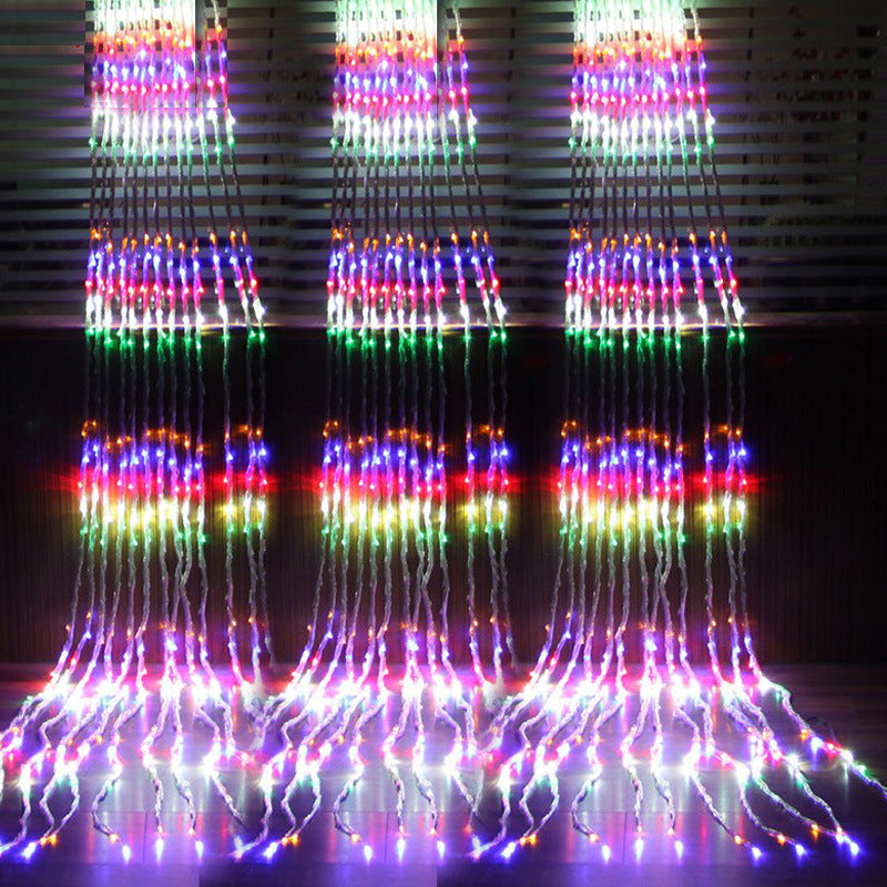 Outdoor Net Lights and Water String Lights Setup