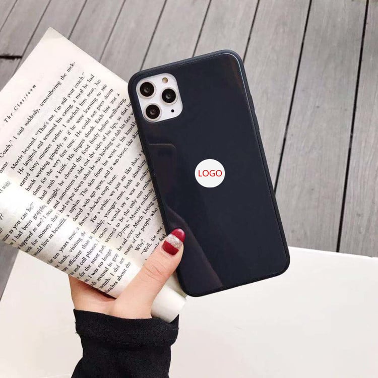 Liquid Silicone Glass Case for Apple Phones