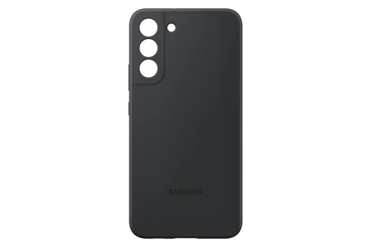 Samsung Electronics Galaxy S22+ Silicone Cover Protective Phone Case Soft Sleek Protection Slim Design Matte Finish US Version Black (EF-PS906TBEGUS)